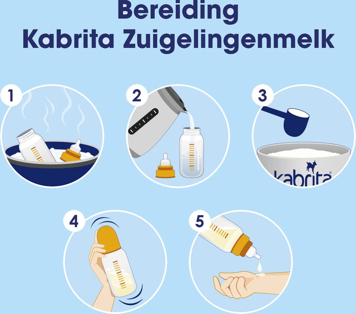 Kabrita 1 Zuigelingenmelk - Zuigelingenvoeding 0-6 Maanden - 800g - Afbeelding 4