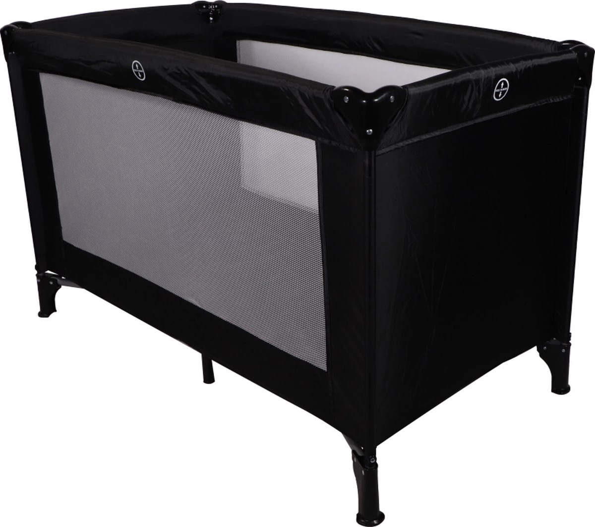 Ding Campingbedje - Zwart - 120x60 Cm - Reisbedje Inclusief Bodemmatrasje - Afbeelding 10