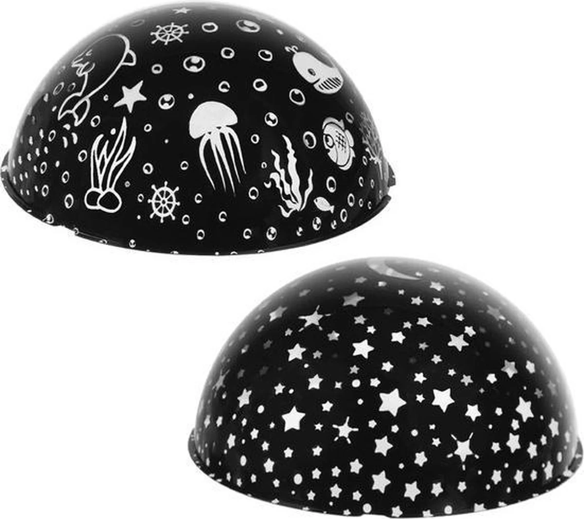 Nachtlampje Met Projector - Sterren Of Dolfijnen - Roze - Afbeelding 3