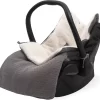 Jollein Voetenzak Voor Autostoel & Kinderwagen - Bliss Knit - Storm Grey