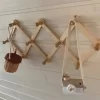 Harmonica Kapstok - Kinderkamer - Babykamer - Gevouwen Kapstok Van Hout - Nordic / Scandinavische Stijl