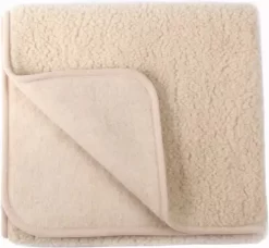 WOLLIES Amsterdam - Wieg Deken - Amandel - Merino Wol - 75 X 100 CM