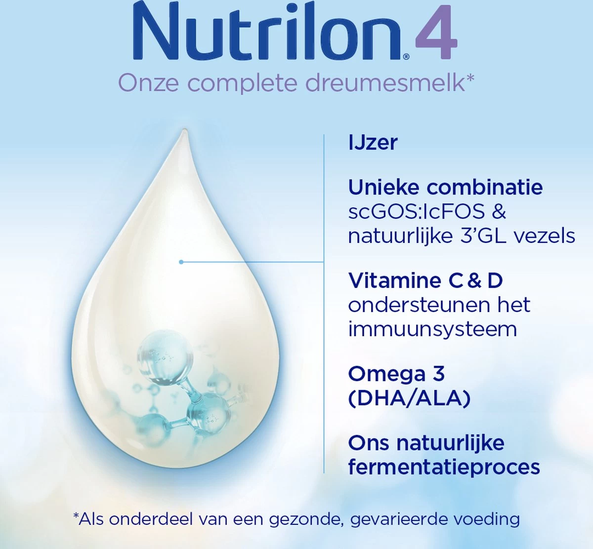 Nutrilon 4 Dreumesmelk – Flesvoeding Vanaf 1 Jaar – 800g - Afbeelding 3