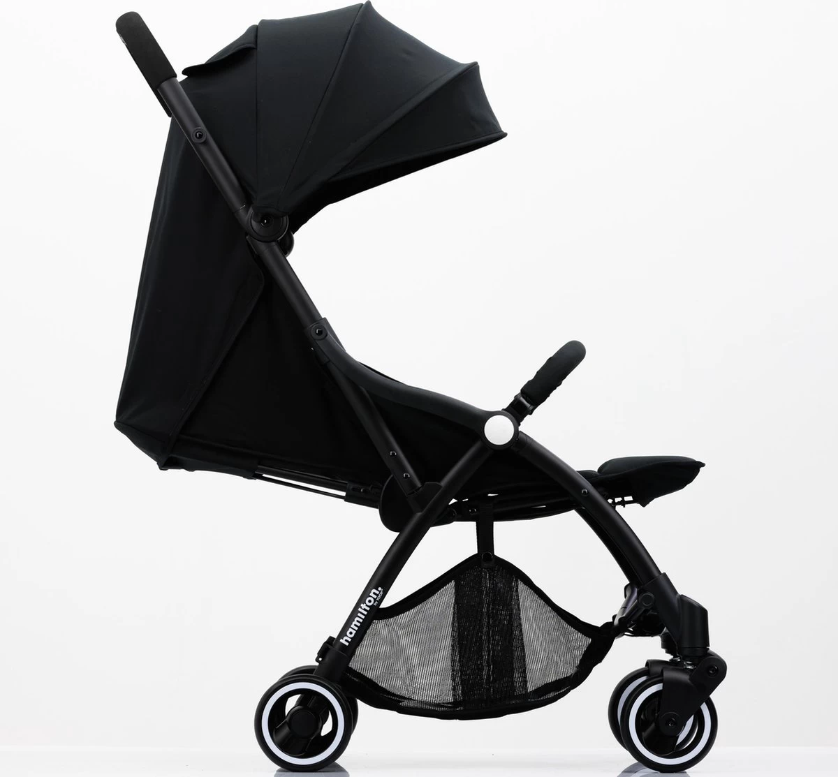 Hamilton By Yoop S1 Plus Buggy – Nieuw En Hoger 2023 Model – Premium Budget Stroller Met One Hand Folding Technologie – Zwart/Antraciet – Lichte, Verstelbare En Wendbare Kinderwagen Met Vele Gemakken - Afbeelding 14