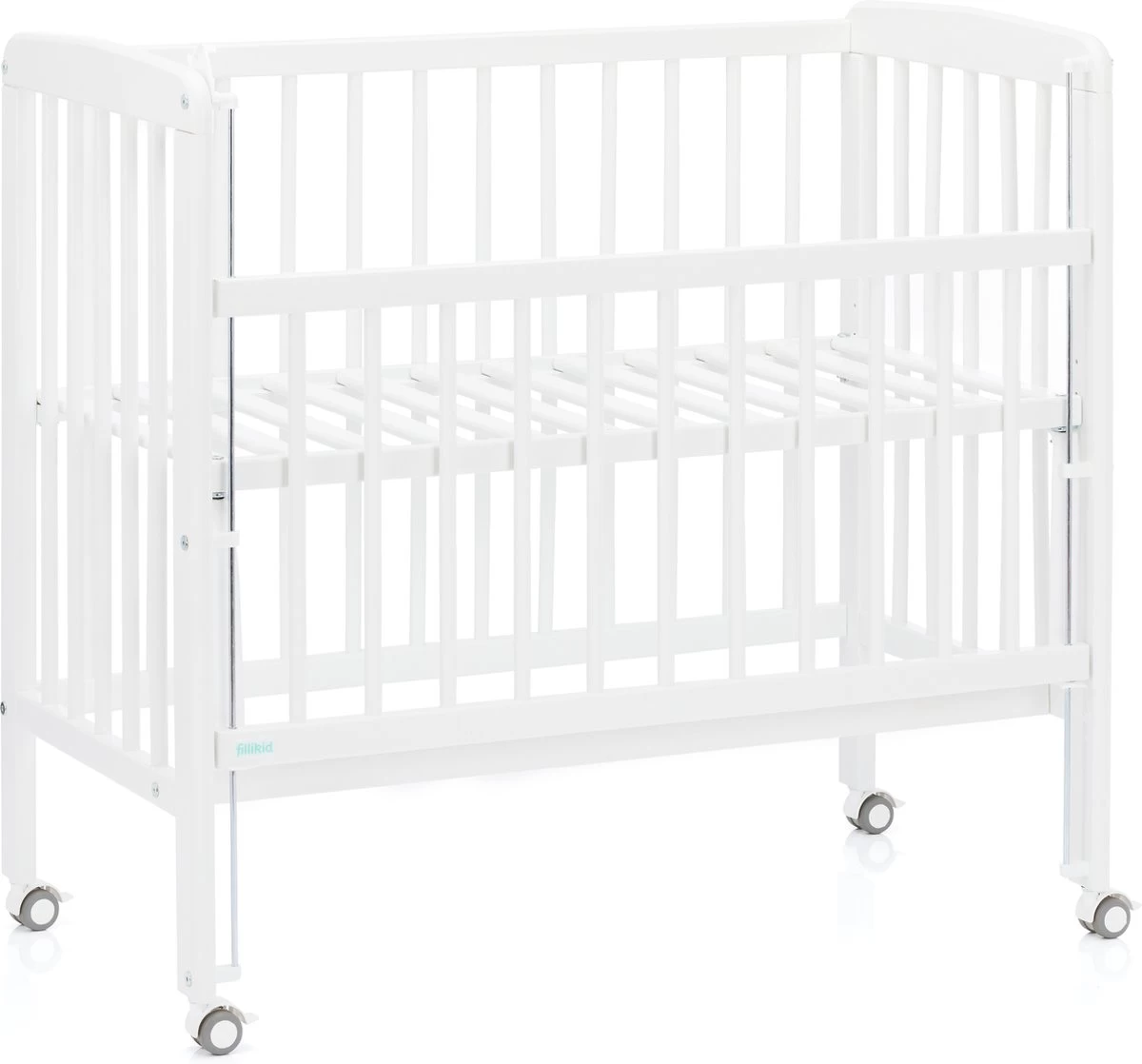 Wieg - Co-sleeper XL - 2 In 1 - 90 X 45 Cm - Incl. Matras - Massief Beukenhout – Nino - Fillikid - Afbeelding 2