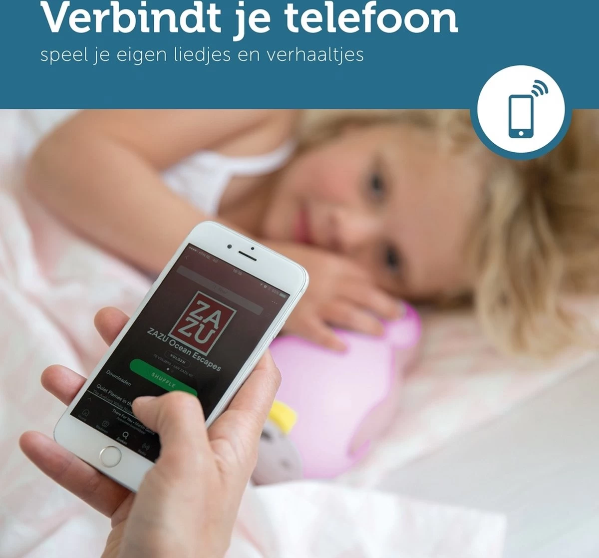 Zazu Pam Slaaptrainer - Pinguin - Met Bluetooth Speaker En Nachtlamp Functie - Roze - Afbeelding 20