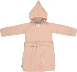 Lässig - Badjas - Mousseline - Lichtroze - Maat 92-98cm