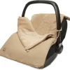 Jollein Voetenzak Voor Autstoel & Kinderwagen - Basic Knit - Biscuit