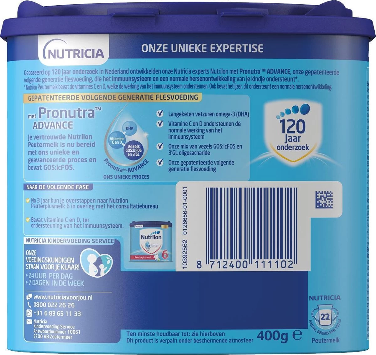 Nutrilon 5 Peuter Groeimelk Vanille Poeder 2 X 400 Gram - Afbeelding 6