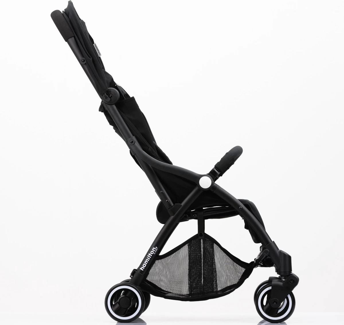 Hamilton By Yoop S1 Plus Buggy – Nieuw En Hoger 2023 Model – Premium Budget Stroller Met One Hand Folding Technologie – Zwart/Antraciet – Lichte, Verstelbare En Wendbare Kinderwagen Met Vele Gemakken - Afbeelding 13