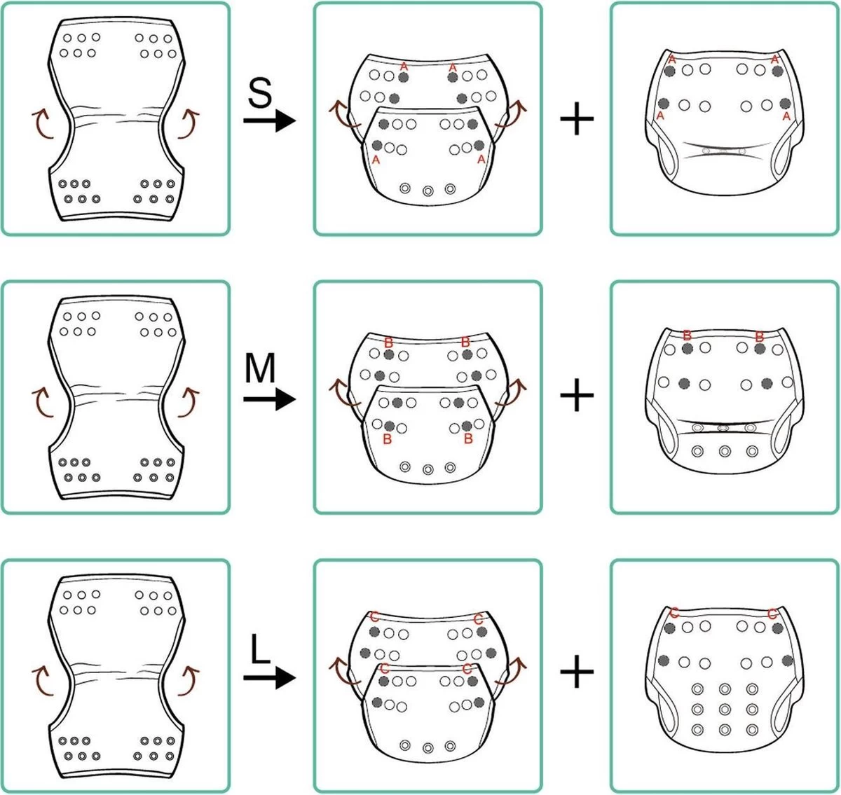 Zwemluier Groot - Badeend | 8 T/m 25 Kg | Wasbare Zwemluier | Kidzstore.eu - Afbeelding 3