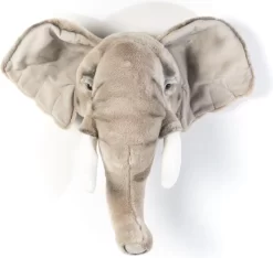 Wild & Soft - Trophy Olifant Licht George - Dierenkop