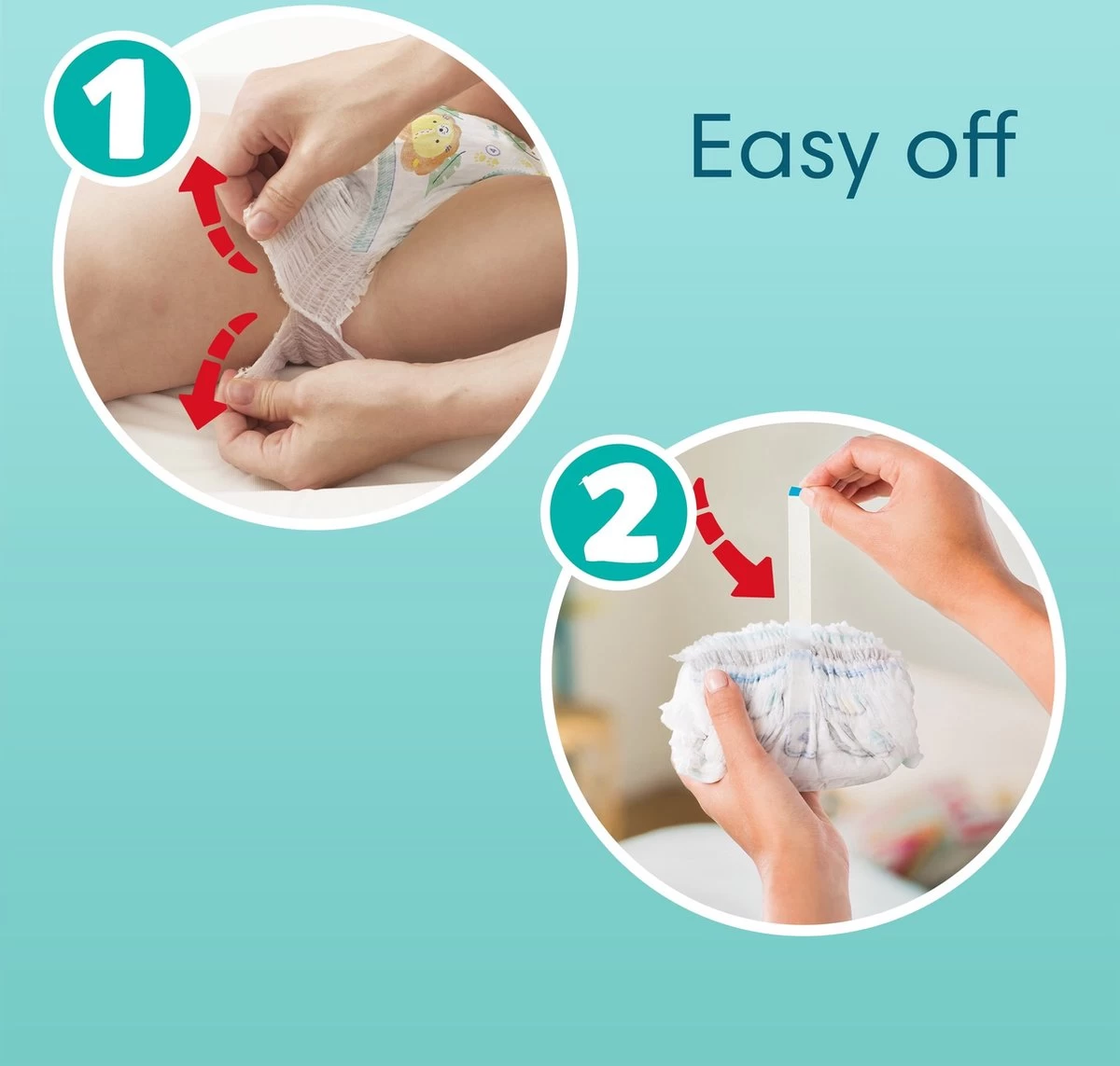 Pampers® Pampers - Baby Dry Pants - Maat 4 - Mega Pack - 84 Luierbroekjes - Afbeelding 6