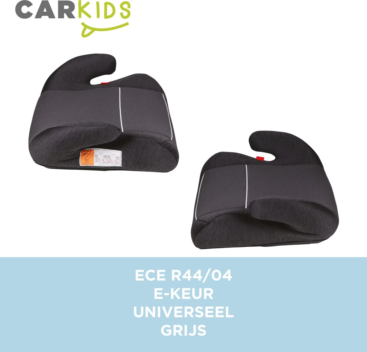 Carkids Auto Zitverhoger Grijs | Autostoeltje Groep 2-3 | Kinderen Van 3,5-12 Jaar | 15-36 Kg - Afbeelding 5