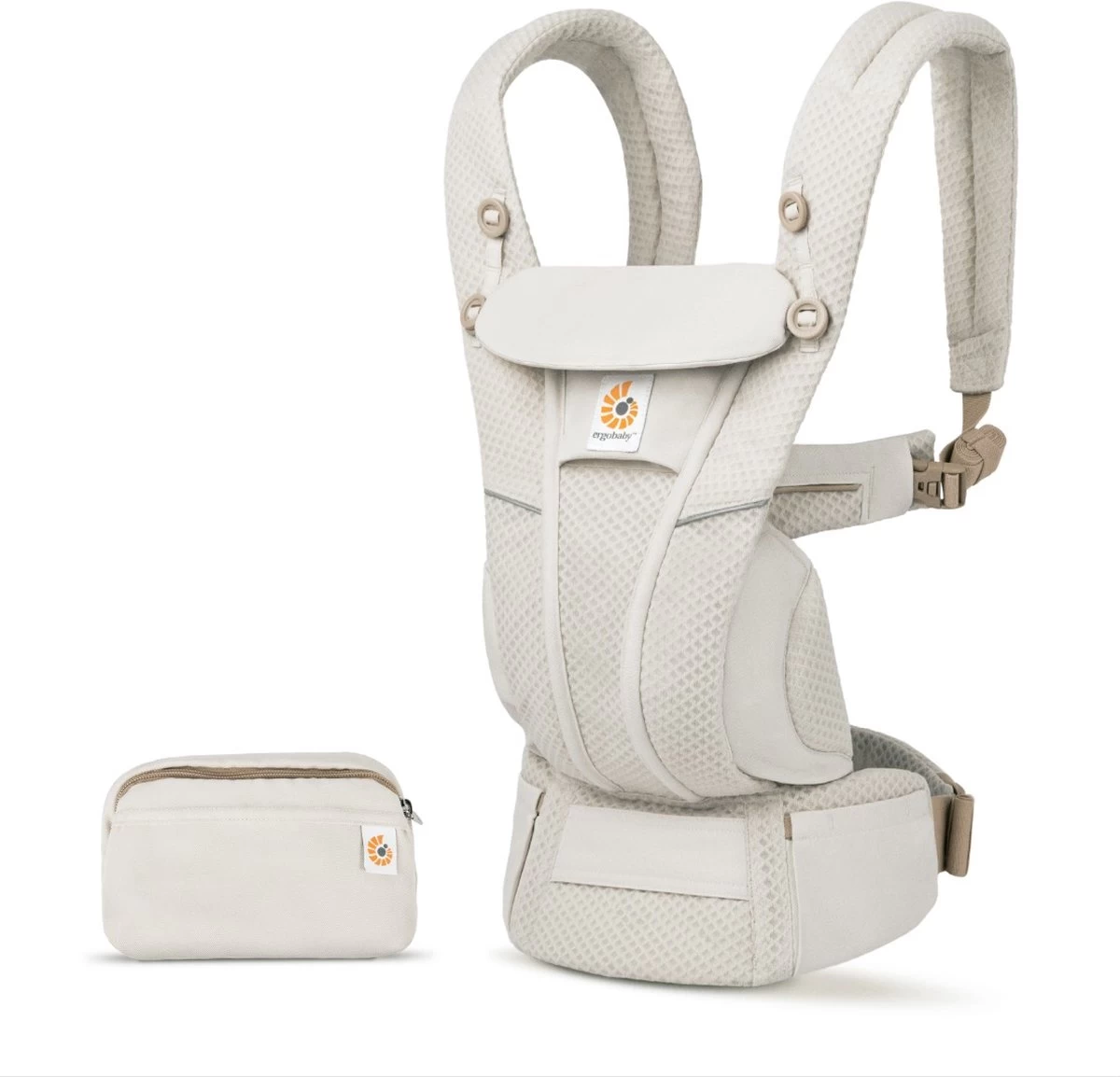 Ergobaby Draagzak Omni Breeze Natural Beige- Ergonomische Draagzak Vanaf Geboorte