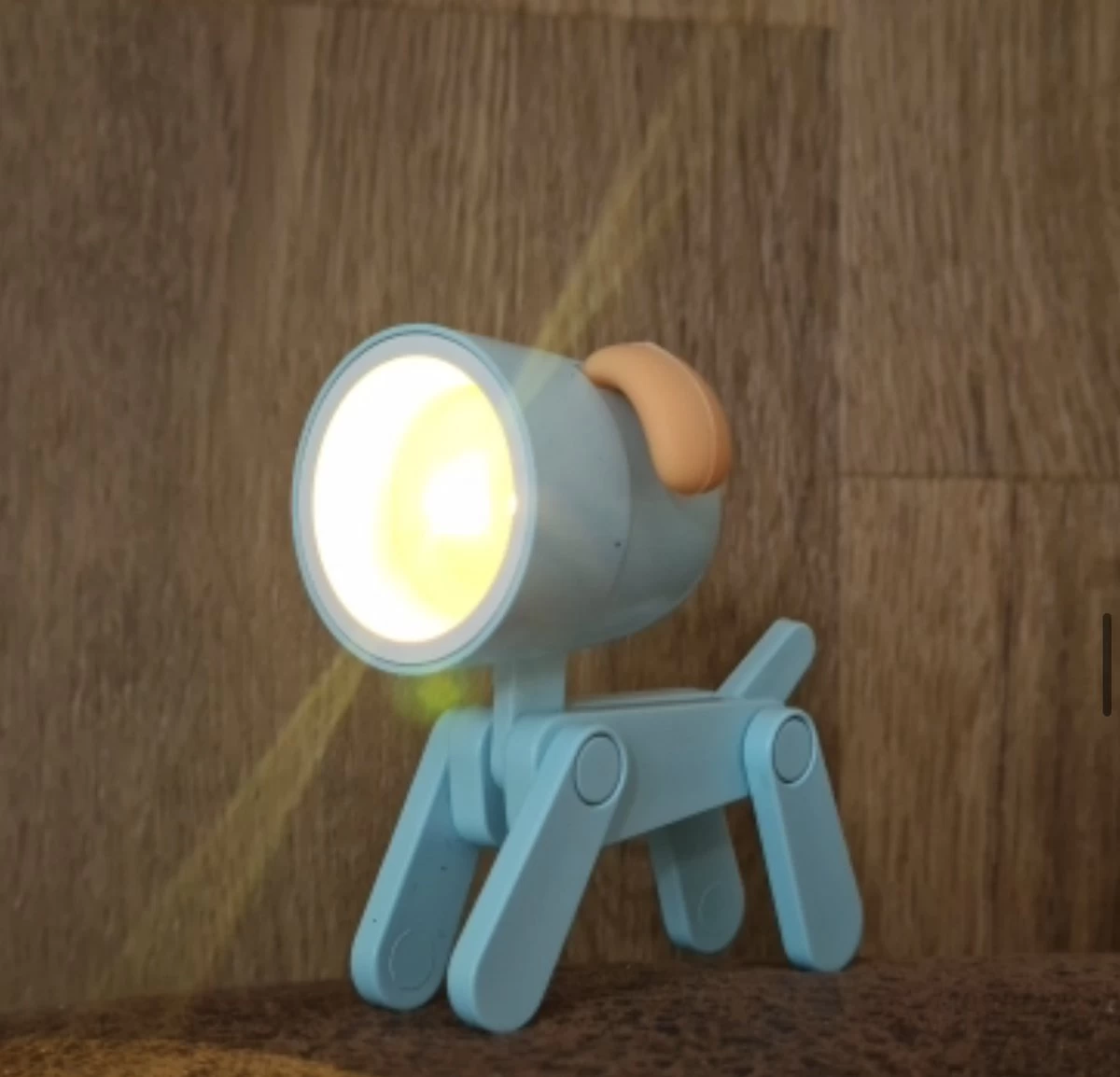 Babycure Kleine Puppy Lampje Blauwe | Verstelbare Hondje | LED Lamp | Trending 2023 | Leuk Om Kado Te Doen | Kraam Cadeau | Extra Set Batterijen Inbegrepen - Afbeelding 3