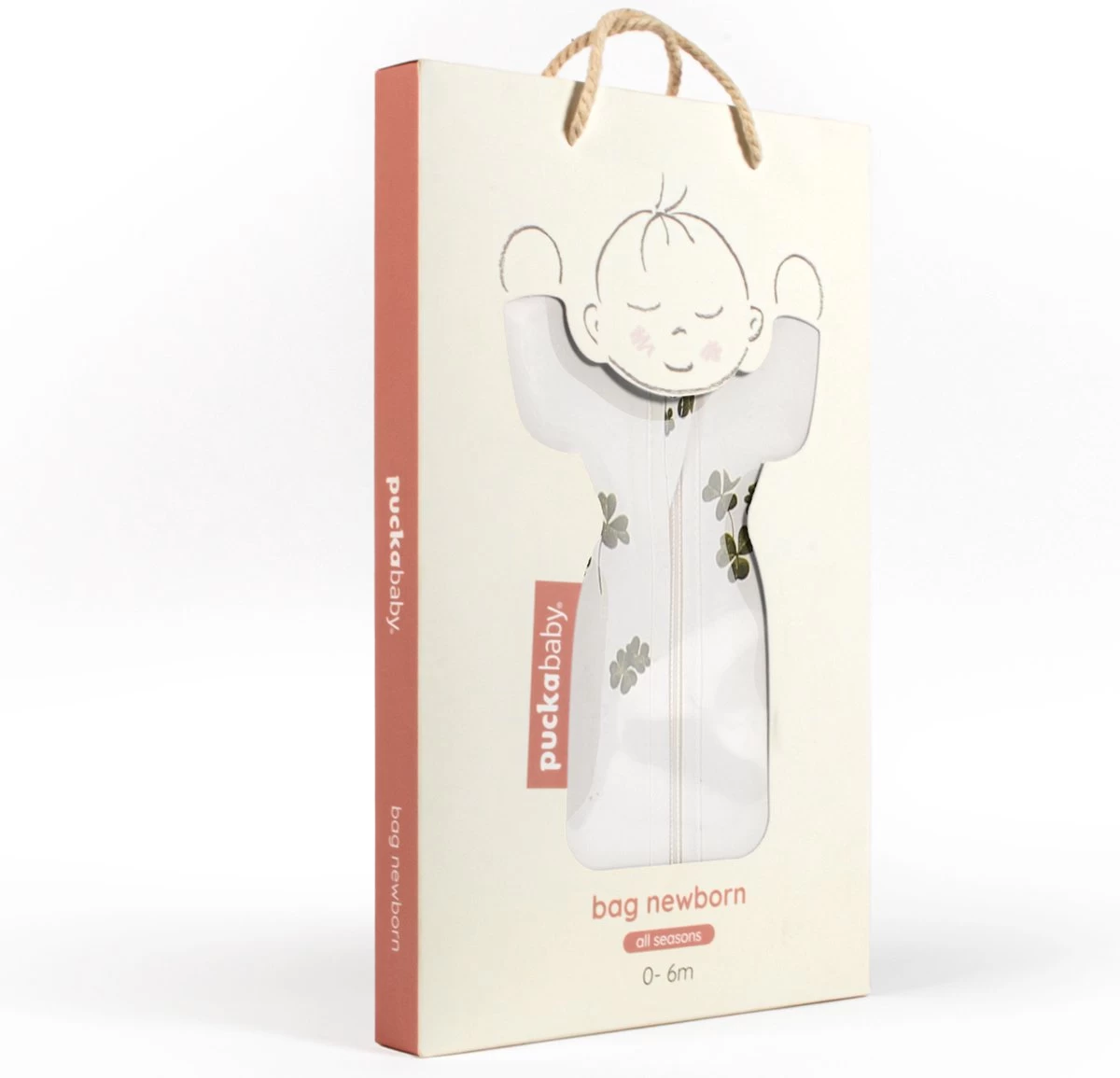 Puckababy Babyslaapzak Bag Newborn 0-6 Maanden - 70 Cm - Alle Seizoenen - Lucky Clover - Afbeelding 2