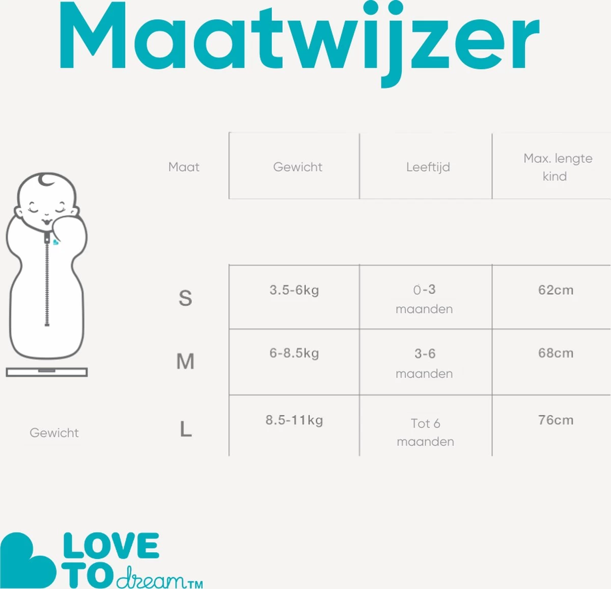 Love To Dream™ Babyslaapzak Swaddle Up™ - Inbakeren - Baby 0-3 Maanden - 3.5-6 Kg - All Season - Oud Roze - Afbeelding 9