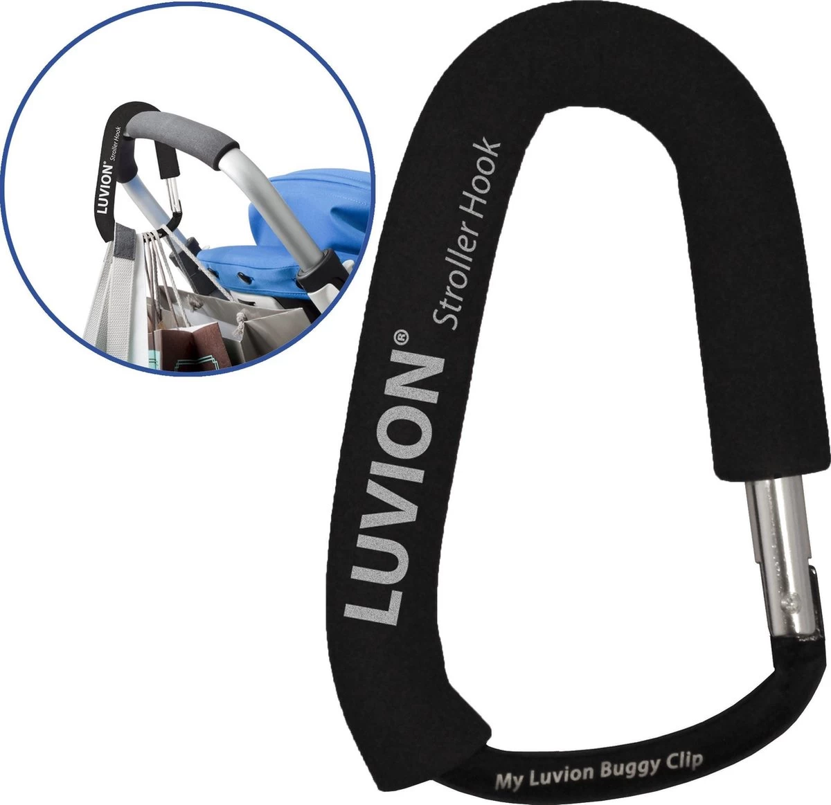 Luvion - Buggy Haak / Kinderwagen Tassenhaak