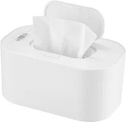 Deluqse Billendoekjes Verwarmer - Wit - Billendoekjesdoos - Lotiondoekjes - Temperatuur Instelbaar