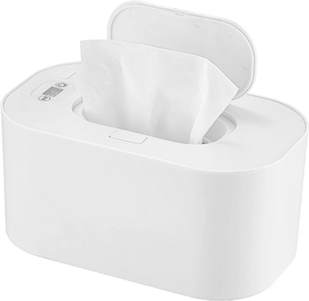 Deluqse Billendoekjes Verwarmer - Wit - Billendoekjesdoos - Lotiondoekjes - Temperatuur Instelbaar