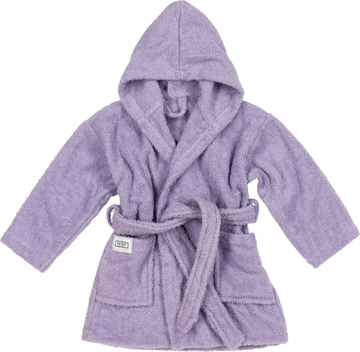 Meyco Baby Badjas Basic Badstof - 98/104 - Soft Lilac