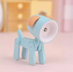 Babycure Kleine Puppy Lampje Blauwe | Verstelbare Hondje | LED Lamp | Trending 2023 | Leuk Om Kado Te Doen | Kraam Cadeau | Extra Set Batterijen Inbegrepen