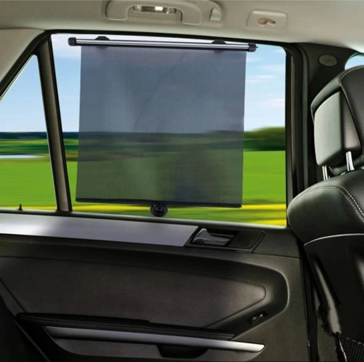 Zonnescherm Auto - Zonwering - Zijruit - UV Protectie - 2 Stuks - Oprolbaar - Rheme - Afbeelding 8