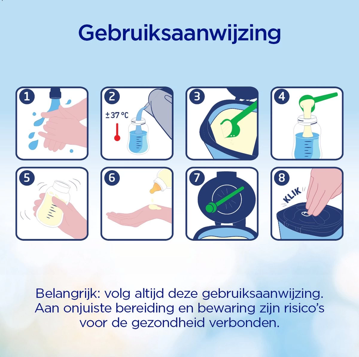 Nutrilon 1 Volledige Zuigelingenvoeding – Flesvoeding Vanaf De Geboorte – 800g - Afbeelding 2