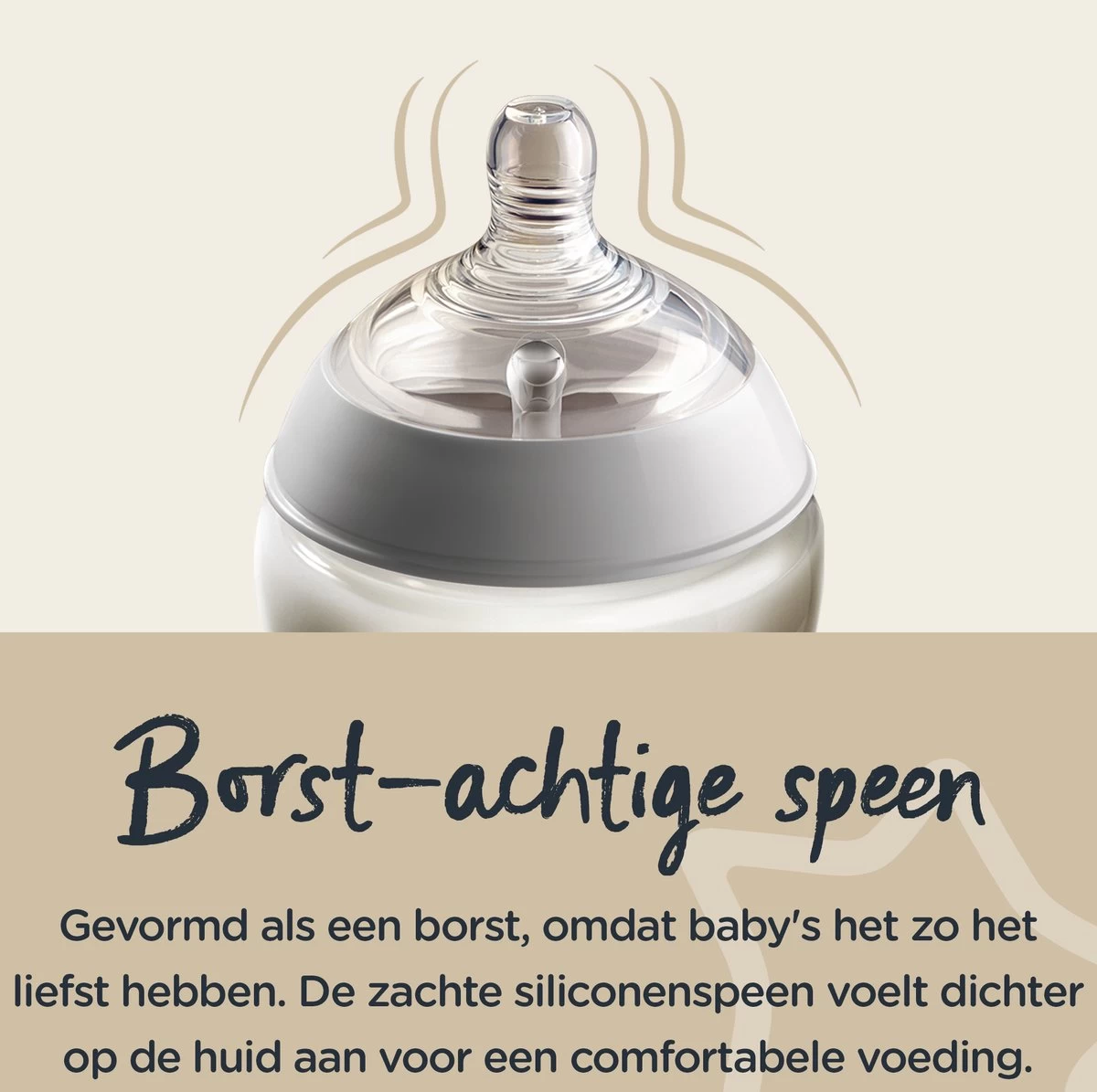 Tommee Tippee Closer To Nature- Zuigflessen - Anti-koelik Ventiel - 260 Ml- Pak Van 6 Stuks - Doorzichtig - Afbeelding 6