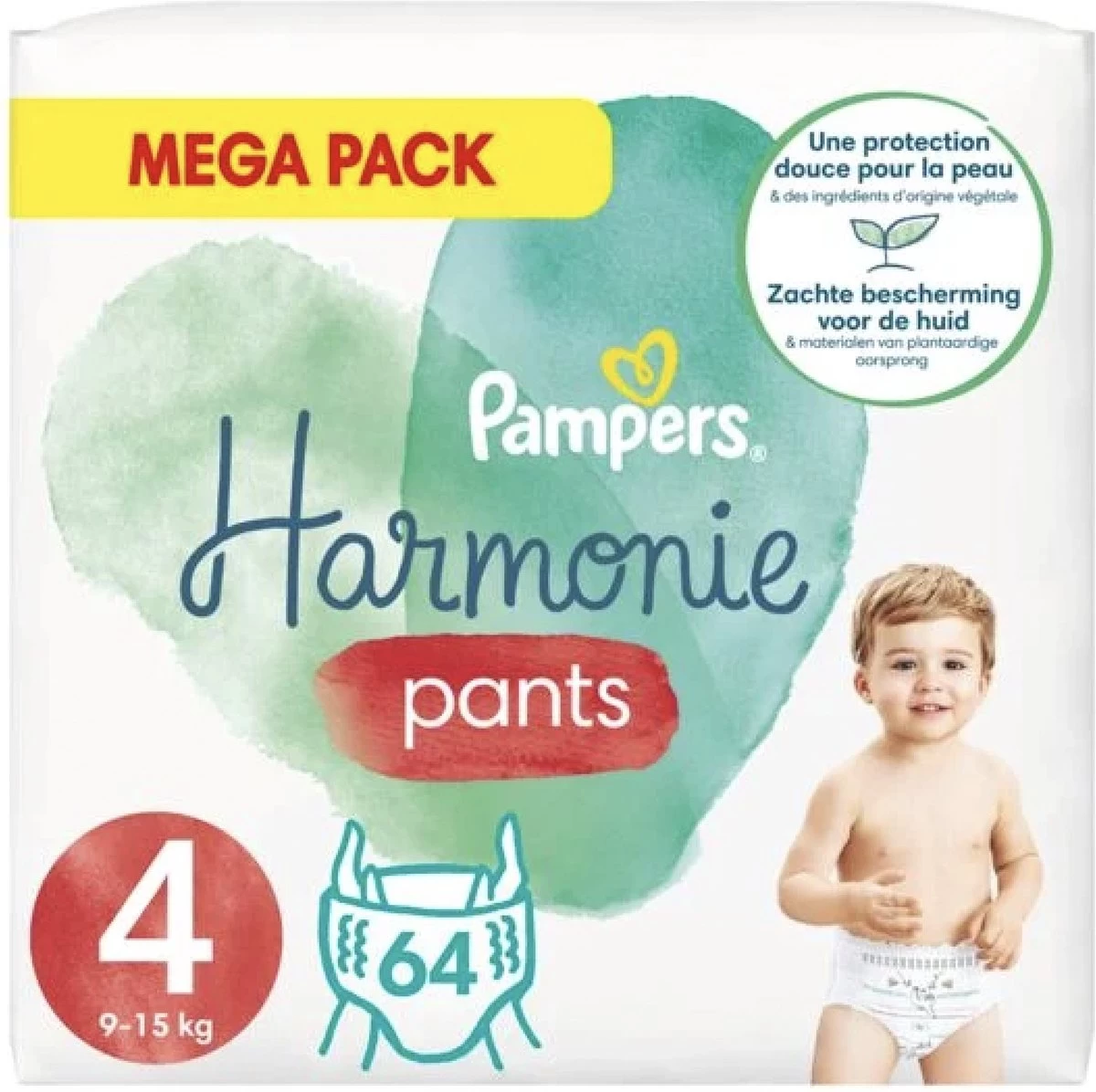 Pampers® Pampers - Harmonie Pants - Maat 4 - Megapack - 64 Luierbroekjes - Afbeelding 7