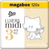 Etos Woezel & Pip Luiers - Midi - Maat 3 - 4 Tot 9kg - 120 Stuks (3x40)