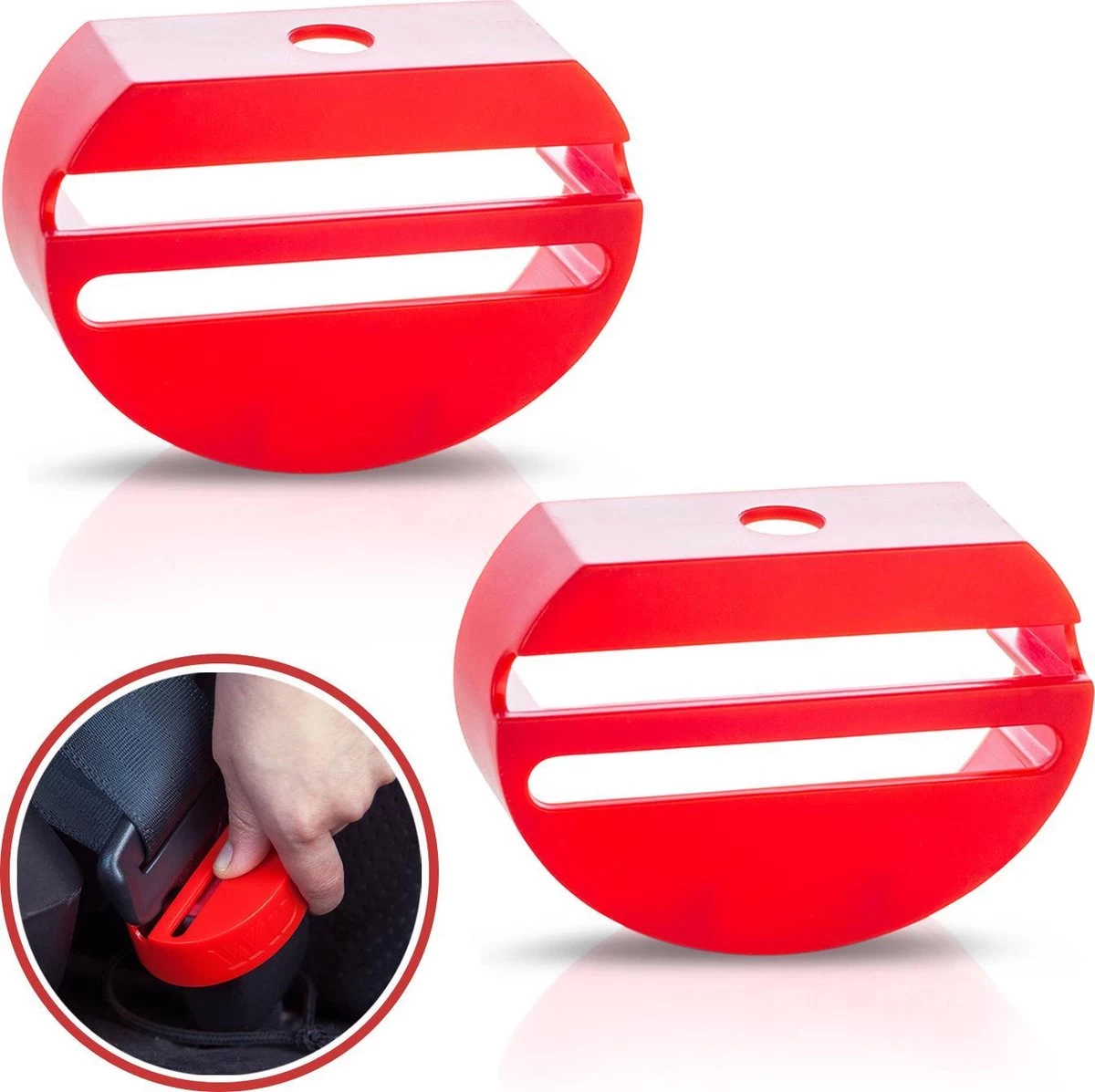 2st - Wididi Autogordel Slot – Bescherm Je Kind Tegen Het Per Ongeluk Losmaken Van De Gordel - Stevig En Duurzaam Kunststof – Universeel Ontwerp