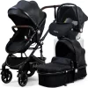 Merkloos 3 In 1 Kinderwagen - Buggy - Opklapbare Wandelwagen - Opvouwbaar - Kinderwagen 3 In 1 - Wandelwagen - Kinderwagens - Kinderwagen 3 In 1 Incl Autostoel - Wandelwagen Baby - Maxi-Cosi