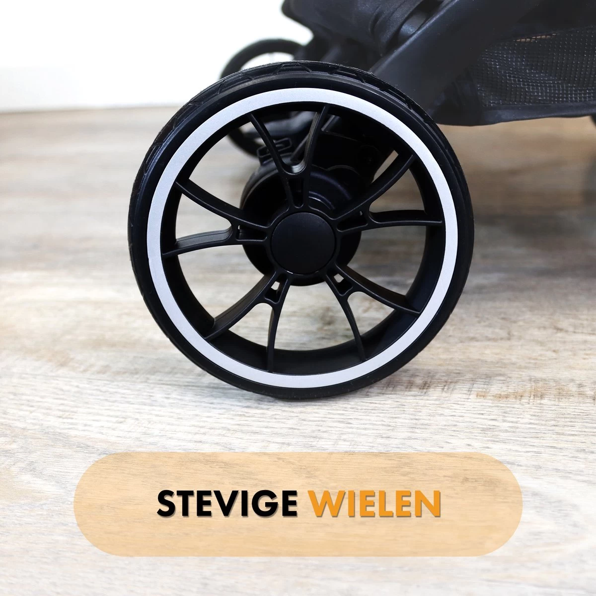 Deryan Luxe Rolo X2 Dubbele Buggy - Duo Buggy - Grijs - Afbeelding 3