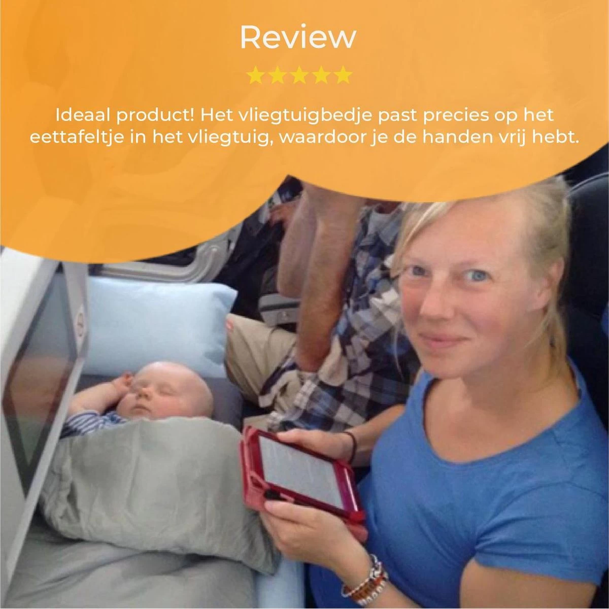 Deryan AirTraveller Vliegtuigbedje - Reiskussen Met Matras - Compact Opgevouwen - Afbeelding 6