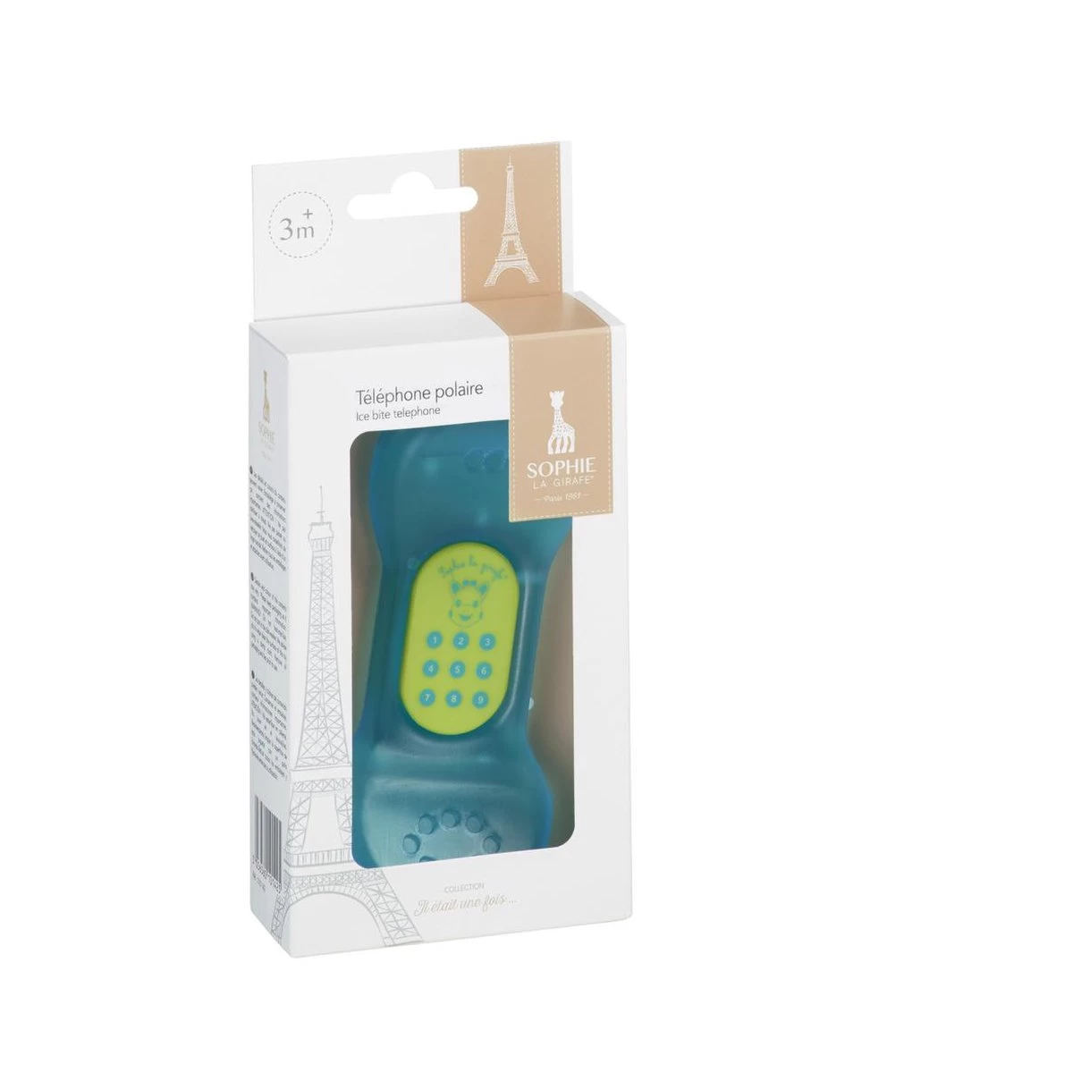 Sophie De Giraf- Koelbijtring - Koeltelefoon - In Geschenkdoos - Afbeelding 2