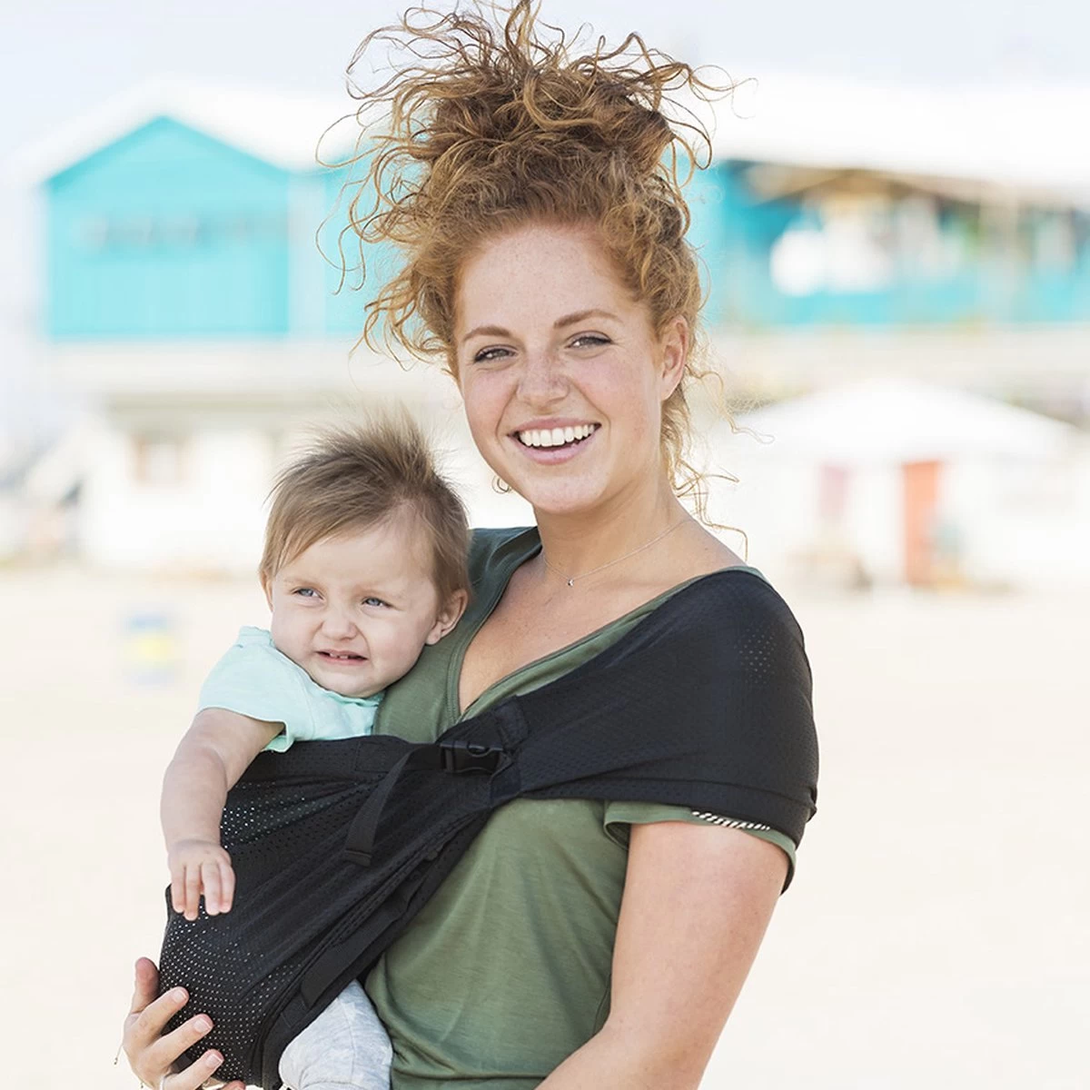 Minimonkey Mini Sling Draagzak - Zwart - Afbeelding 2