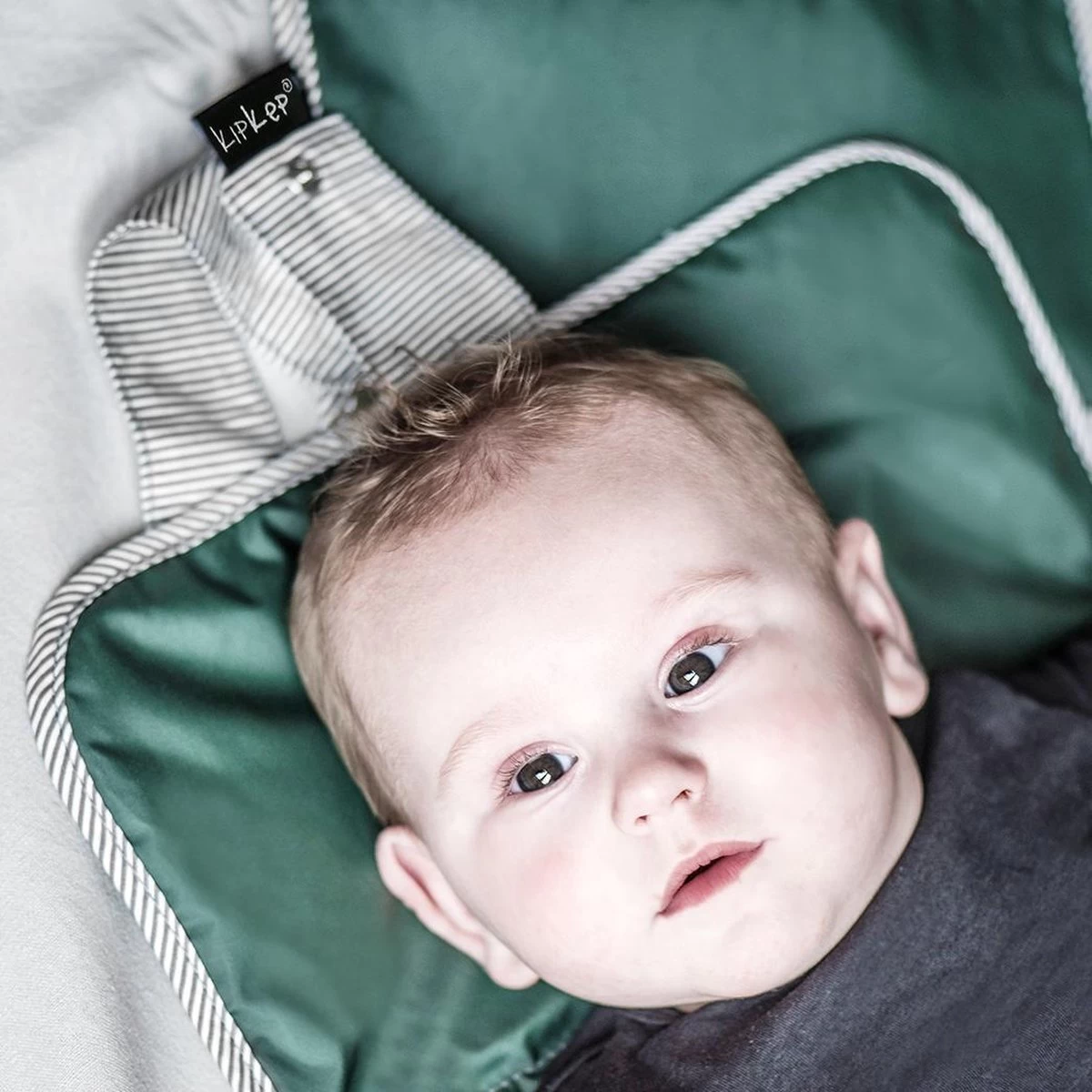 KipKep Napper Combi Verschonings-set - Uit Gerecyclede Materialen - Calming Green - Afbeelding 2