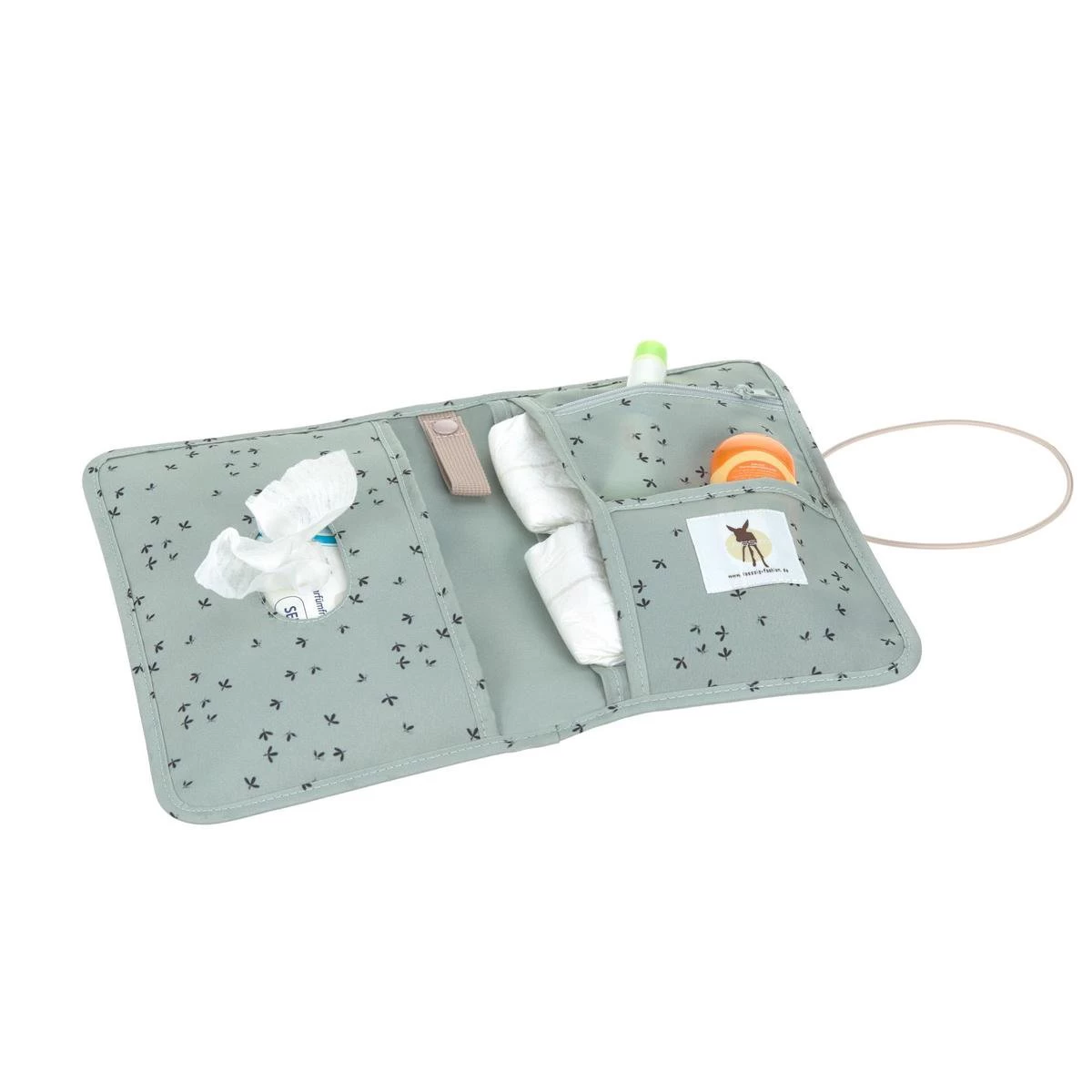 Lässig 4Family Casual Verschoningsmatje Floral Mint - Afbeelding 7