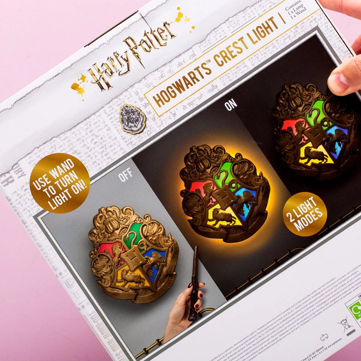 Paladone Harry Potter Hogwarts Crest Lamp - Afbeelding 4