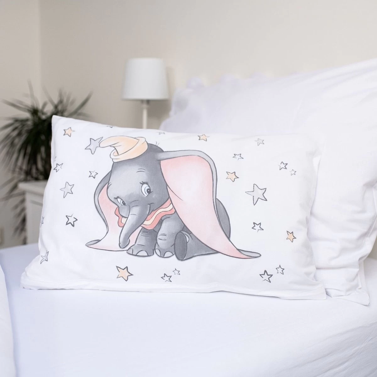 Disney Dumbo BABY Dekbedovertrek, Stars - 100 X 135 Cm - Katoen - Afbeelding 2