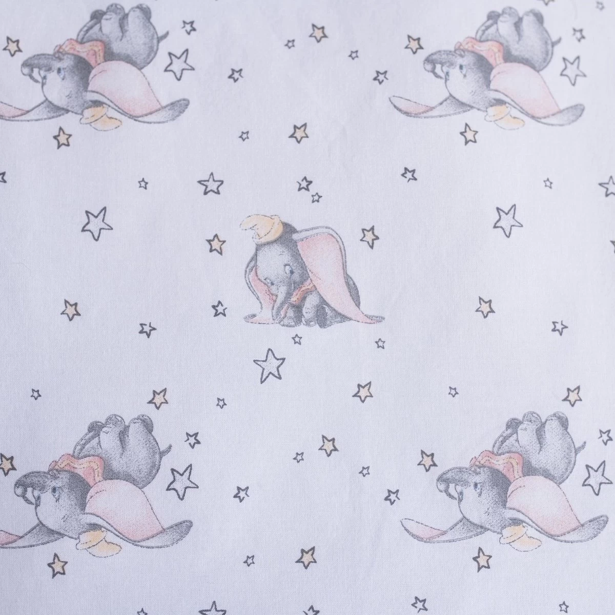 Disney Dumbo BABY Dekbedovertrek, Stars - 100 X 135 Cm - Katoen - Afbeelding 3