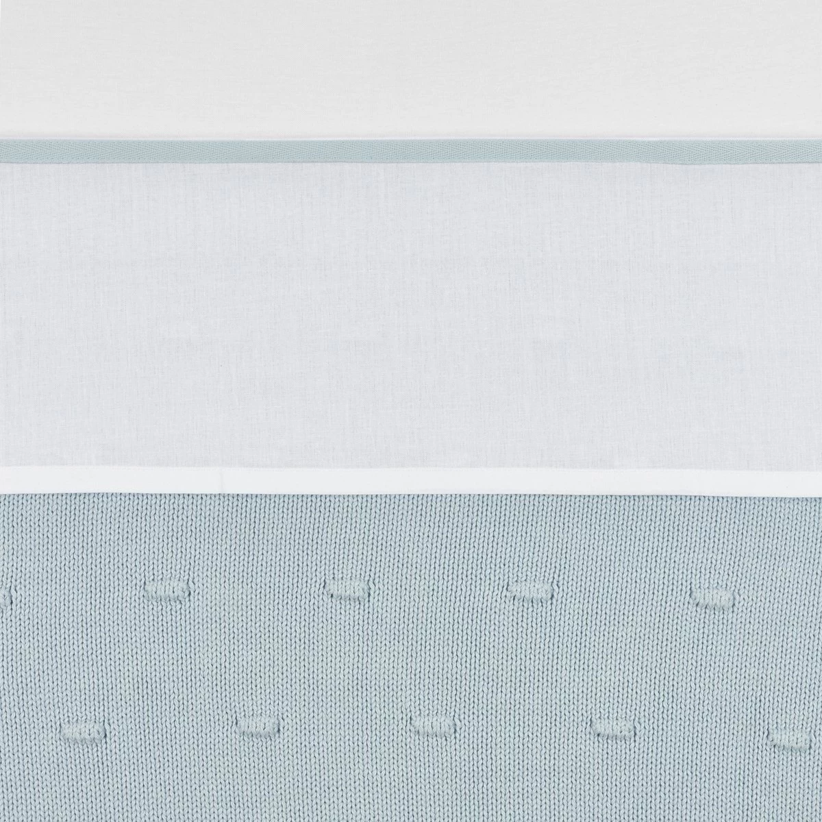 Meyco Bies Wieglaken - Light Blue - 75x100cm