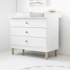 Petite Amélie ® Commode Kast Baby - Verzorgingstafel Met Veel (opberg)ruimte - Wit - Conform Door 100 Cm Breedte - Laden Openen & Sluiten Automatisch Door Soft Close - H.90x B.100x D.55 Cm