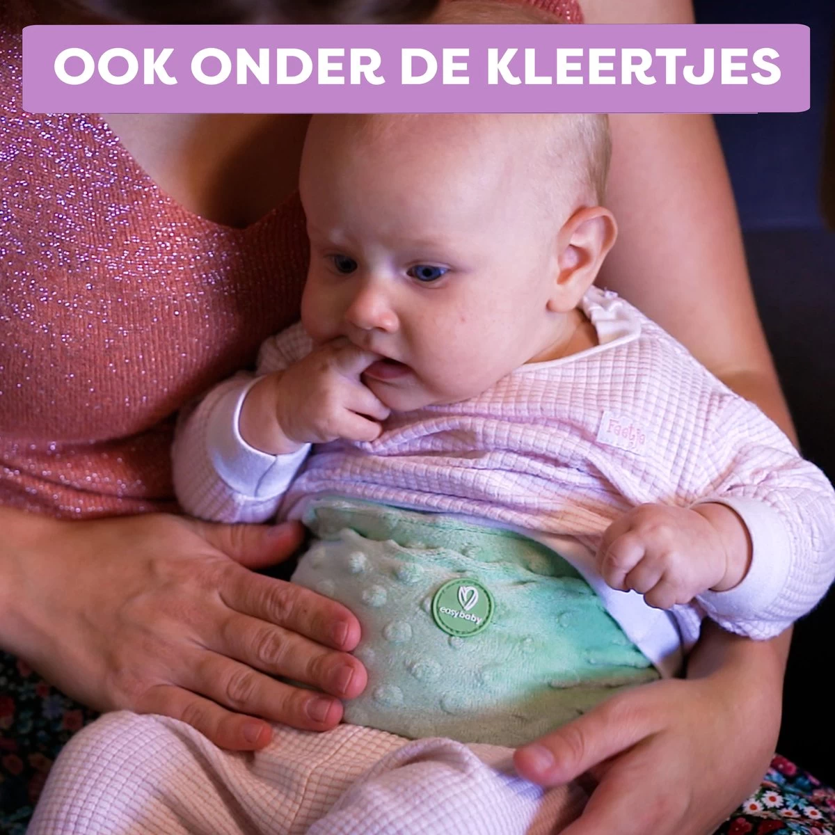 Easybaby Anti Krampjes Band - Warmtekussen Voor Baby's - Buikkrampjes Verlichten - Verwisselbare Vullingen - Afbeelding 9