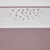 Meyco Hearts Ledikant Laken - Lilac - 100x150cm