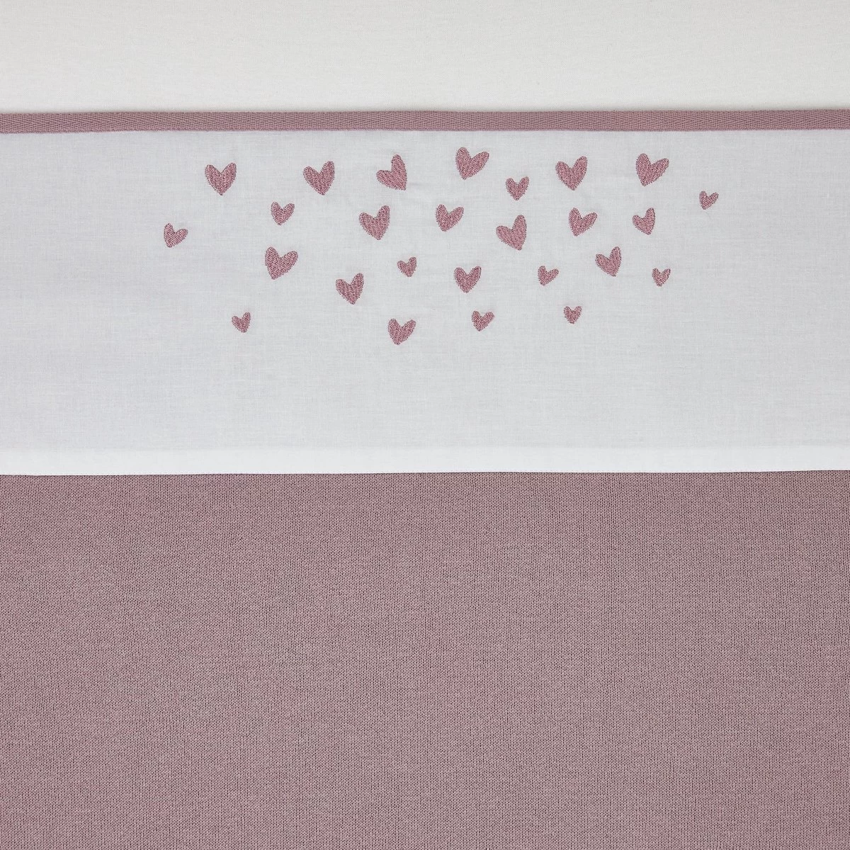 Meyco Hearts Ledikant Laken - Lilac - 100x150cm