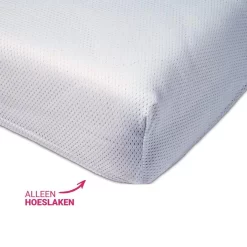 ABZ Airgosafe Dry Fit Hoeslaken - 60x120 Cm - Wit