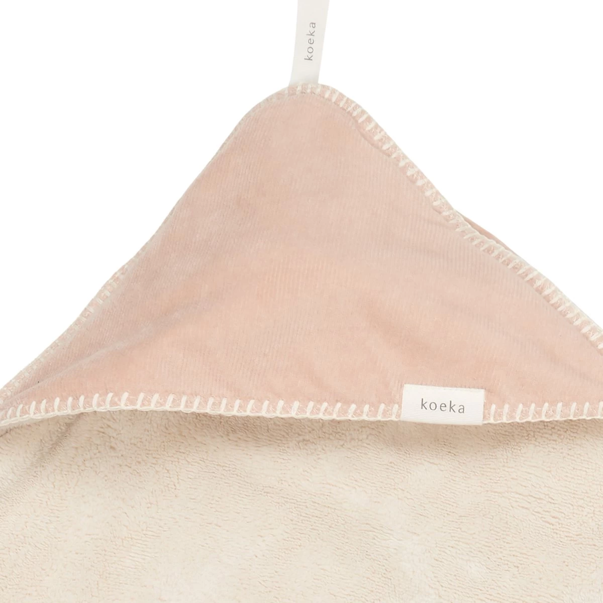 Koeka Omslagdoek Teddy Oddi - Roze - 100x100cm - Afbeelding 2